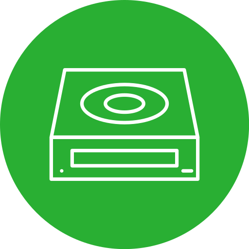 компакт-диск Generic Flat иконка