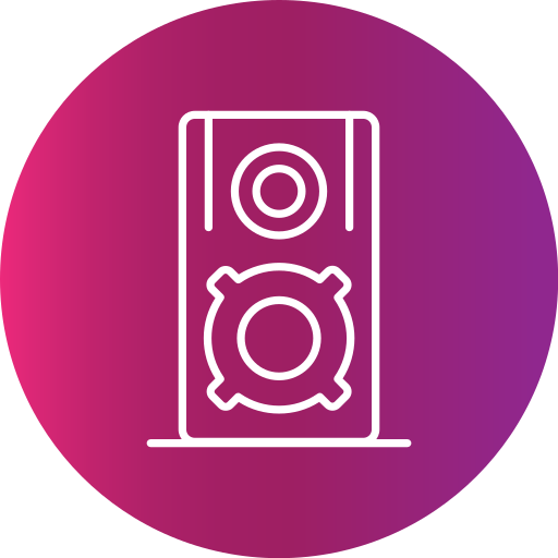 lautsprecher Generic Flat Gradient icon