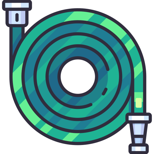 wąż gumowy Generic Outline Color ikona