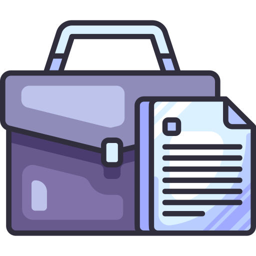 Briefcase Generic Outline Color icon