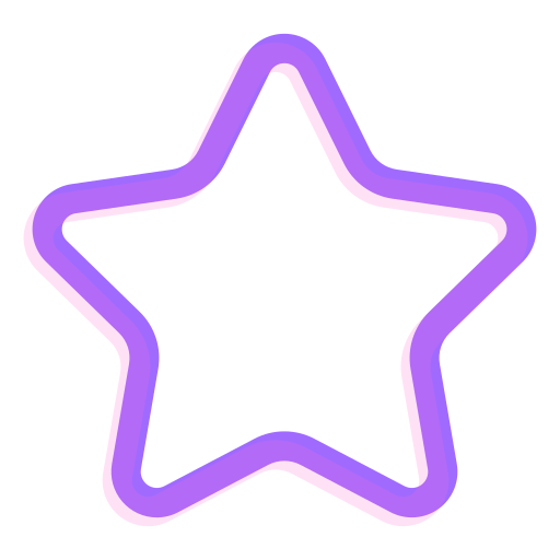 estrela Generic Outline Color Ícone