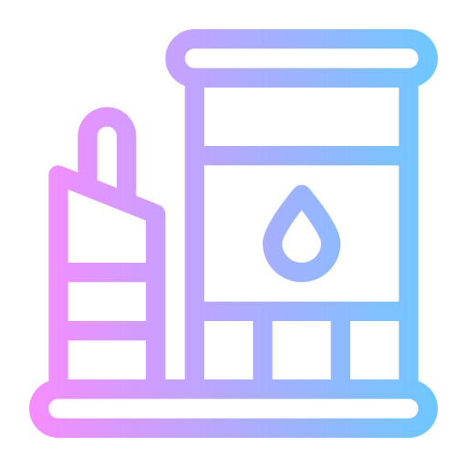 Oil refinery Generic Gradient icon