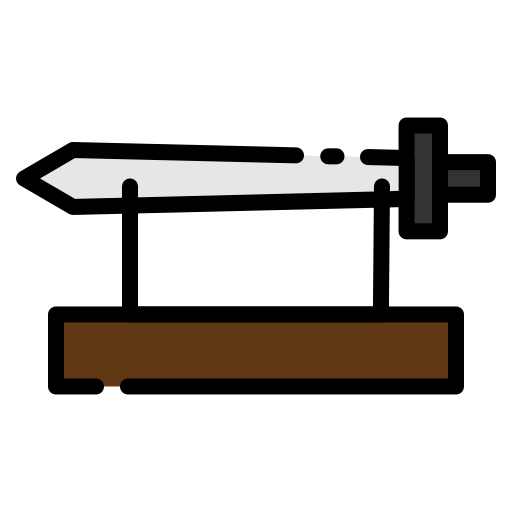 Épée Generic Outline Color Icône