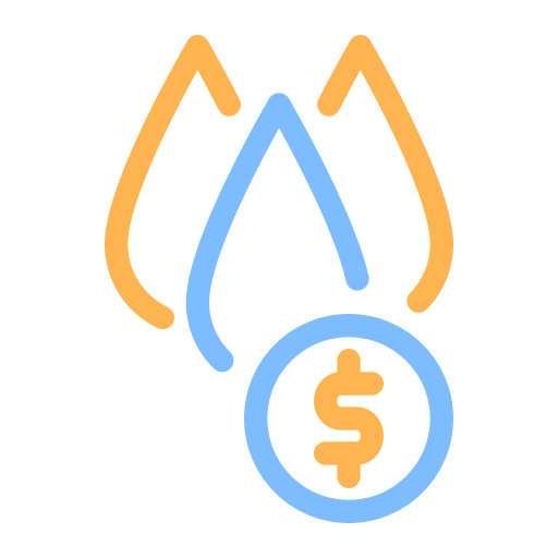 Oil price Generic Outline Color icon