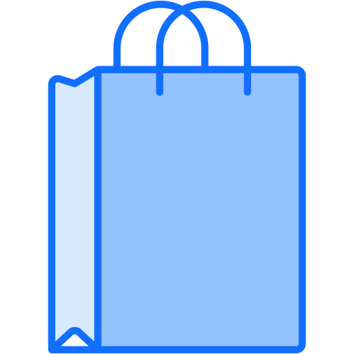 bolsa de la compra Generic Blue icono