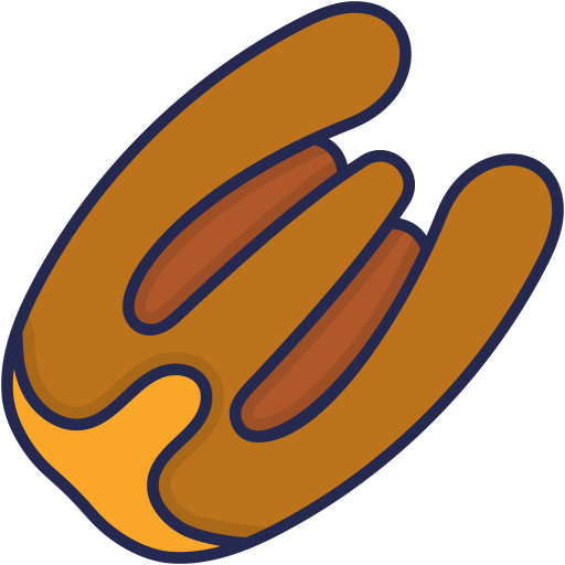 Pecan Generic Outline Color icon