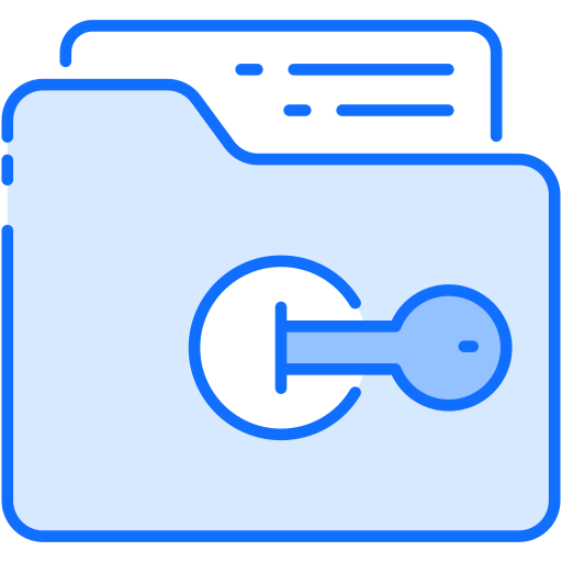 controllo di accesso Generic Blue icona