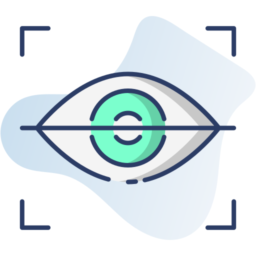 Eye scan Generic Rounded Shapes icon