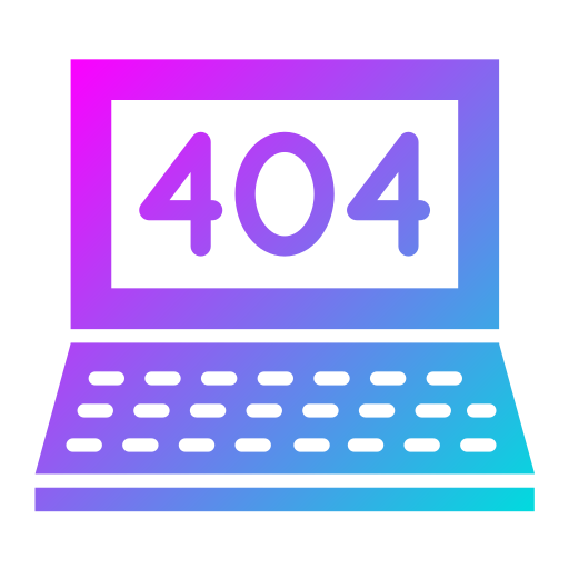 404エラー Generic Flat Gradient icon