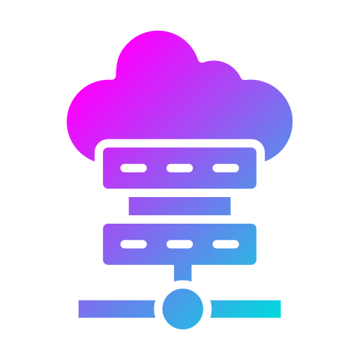 クラウドサーバー Generic Flat Gradient icon