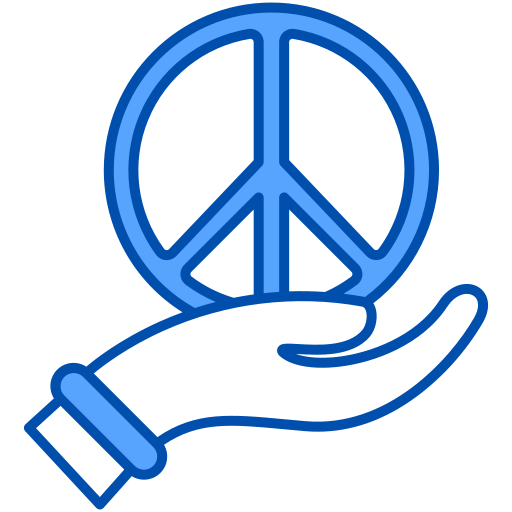 paz Generic Blue Ícone
