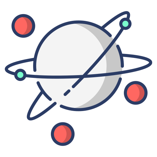 우주 Generic Outline Color icon