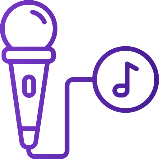 micrófono Toempong Gradient icono