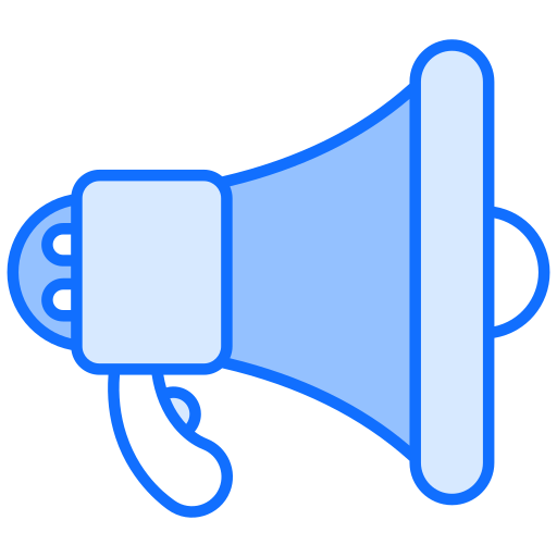 拡声器 Generic Blue icon