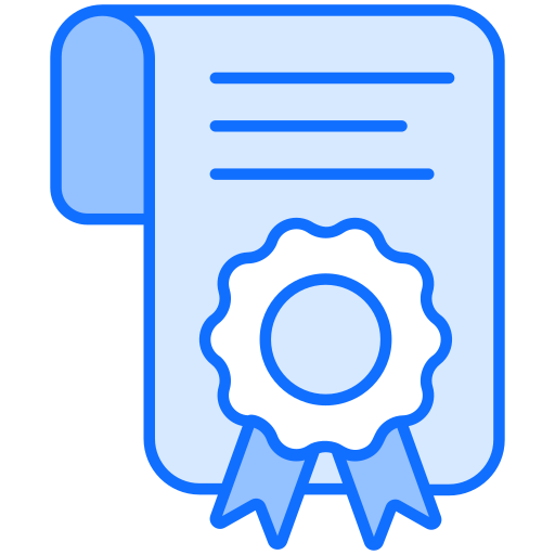 diploma Generic Blue icono