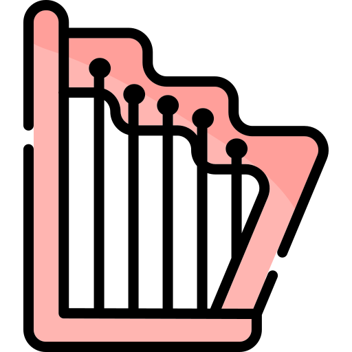 ハープ Generic Outline Color icon