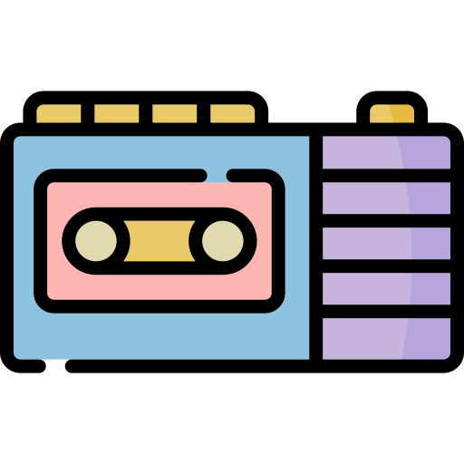 Radio tape Generic Outline Color icon