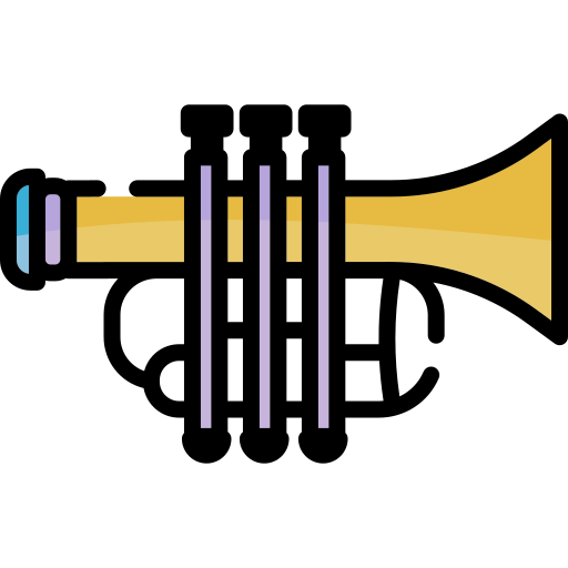 trompete Generic Outline Color Ícone