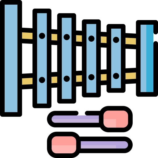 Xylophone Generic Outline Color icon