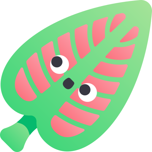 Leaf Kawaii Star Gradient icon
