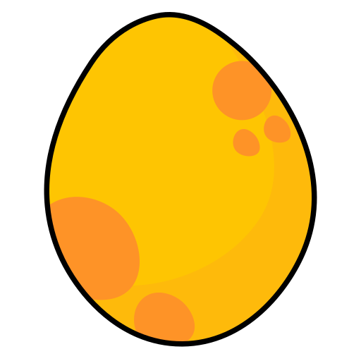 Dinosaur egg Generic Thin Outline Color icon