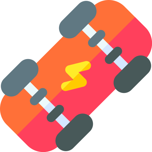 patineta Basic Rounded Flat icono