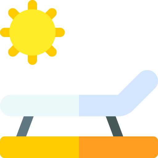 sonnenbaden Basic Rounded Flat icon