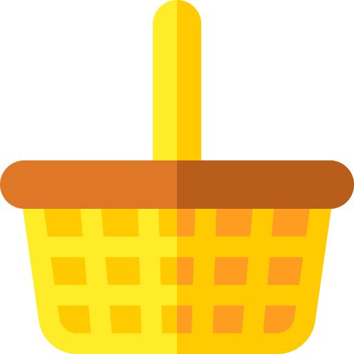 koszyk piknikowy Basic Rounded Flat ikona