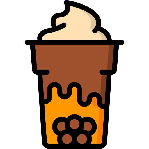 Bubble tea Basic Miscellany Lineal Color icon