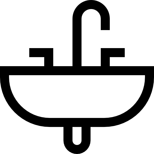 シンク Basic Straight Lineal icon