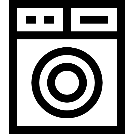 pralka Basic Straight Lineal ikona