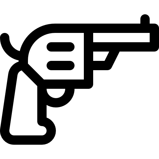 ピストル Basic Rounded Lineal icon