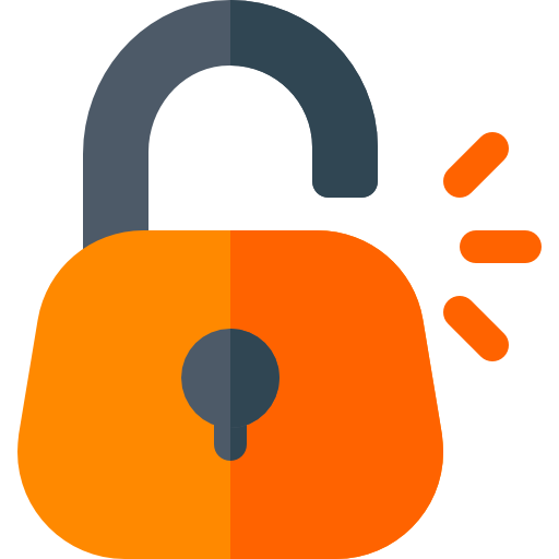 Lock Basic Rounded Flat icon