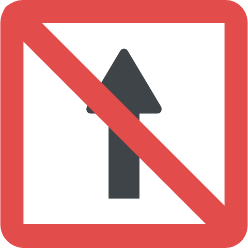 Дорожный знак Flat Color Flat иконка