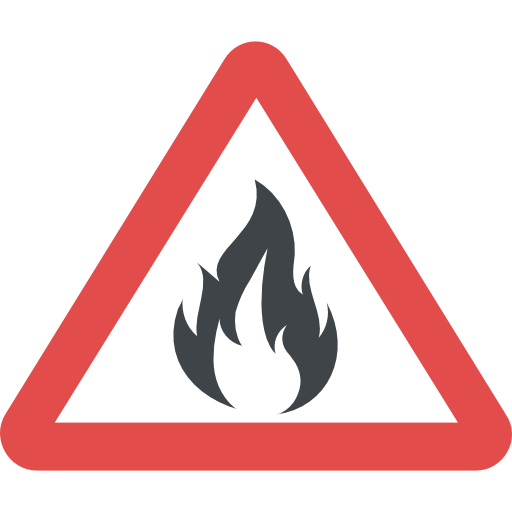 No fire Flat Color Flat icon