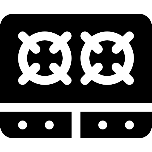 estufa Basic Rounded Filled icono