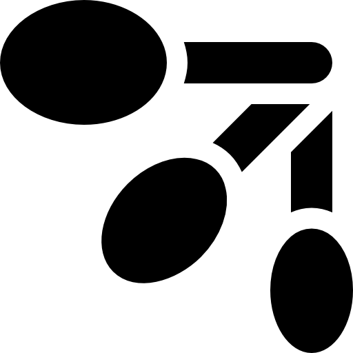 cucharas Basic Rounded Filled icono