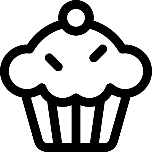 カップケーキ Basic Rounded Lineal icon