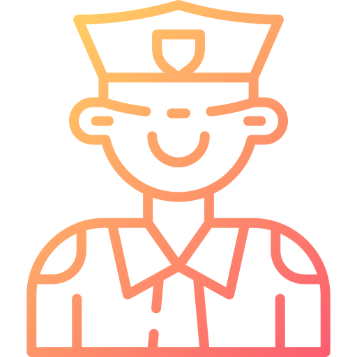 guardia de seguridad Good Ware Gradient icono