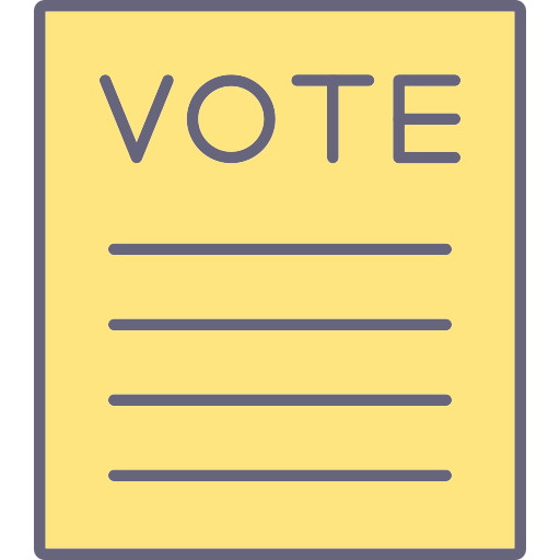 Vote Generic Outline Color icon