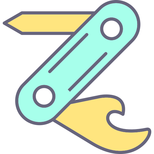 スイスアーミーナイフ Generic Outline Color icon