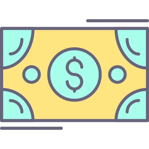 dollar Generic Outline Color icon