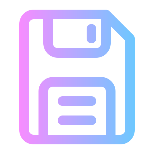 ディスケット Generic Gradient icon