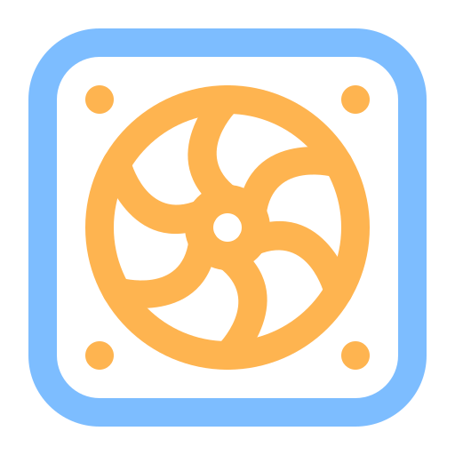 fan Generic Outline Color icon