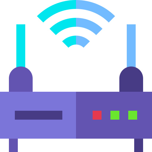 router Basic Straight Flat icona