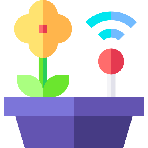 vaso di fiori Basic Straight Flat icona