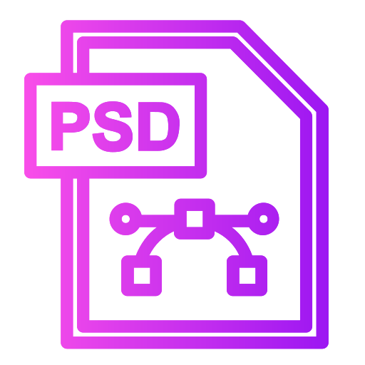 Формат psd-файла Generic Gradient иконка