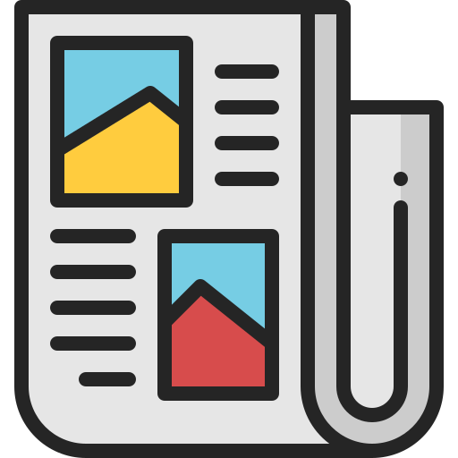 zeitung Generic Outline Color icon