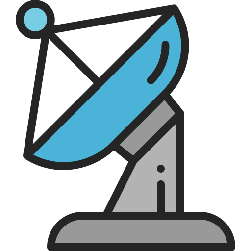 satellitenschüssel Generic Outline Color icon