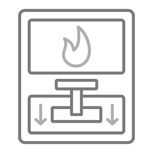 alarm przeciwpożarowy Generic Grey ikona